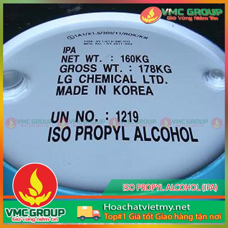 ISO PROPYL ALCOHOL (IPA) Han quoc phuy 160kg ISO PROPYL ALCOHOL (IPA) Han quoc phuy 160kg