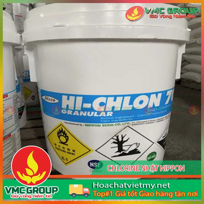 ChLORINe NIPPON 70% Dang hat nhat ban ChLORINe NIPPON 70% Dang hat nhat ban