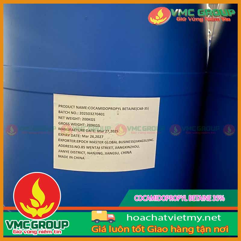 COCAMIDOPROPYL BETAINE 35% COCAMIDOPROPYL BETAINE 35%