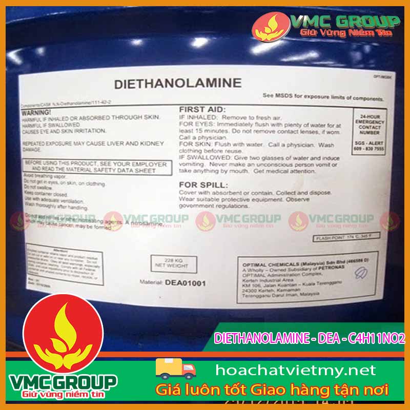 DI ETHANOL AMINE - DEA - C4H11NO2 DI ETHANOL AMINE - DEA - C4H11NO2