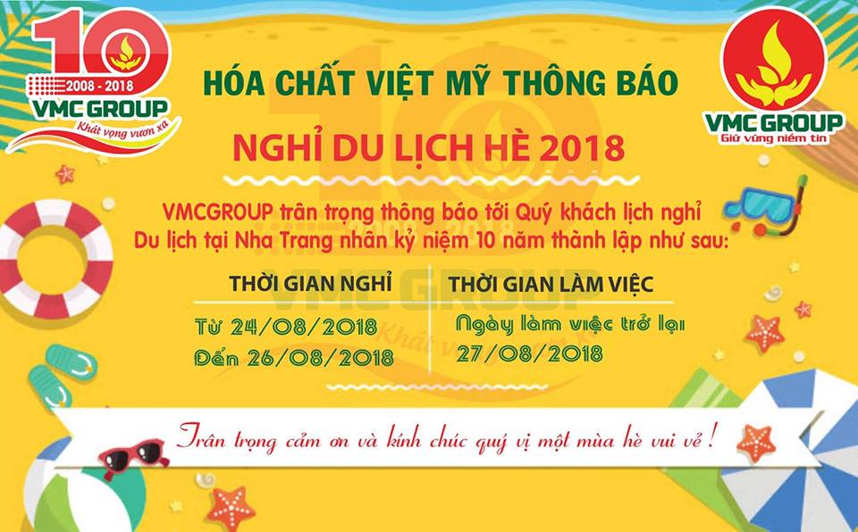 hoa chat viet my thong bao lich nghi du lich