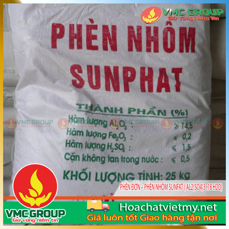 PHÈN ĐƠN – PHÈN NHÔM SUNFAT ( AL2(SO4)3 PHÈN ĐƠN – PHÈN NHÔM SUNFAT ( AL2(SO4)3
