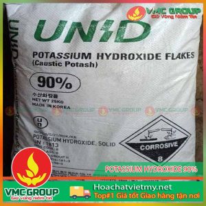 POTASSIUM HYDROXIDE KOH 90% han quoc bao 25kg