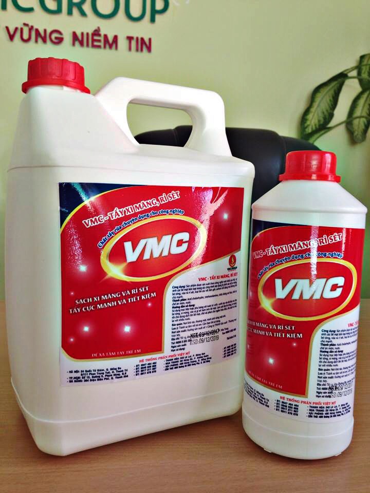 VMC TẨY XI MĂNG RỈ SÉT- CHUYÊN TẨY RỬA CHUYÊN DỤNG CHO CÔNG NGHIỆP