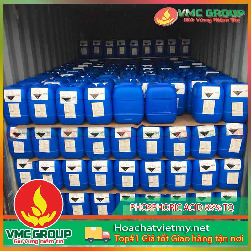 hoa chat Phosphoric Acid 85% Axit H3PO4 trung quoc can 35kg hoa chat Phosphoric Acid 85% Axit H3PO4 trung quoc can 35kg