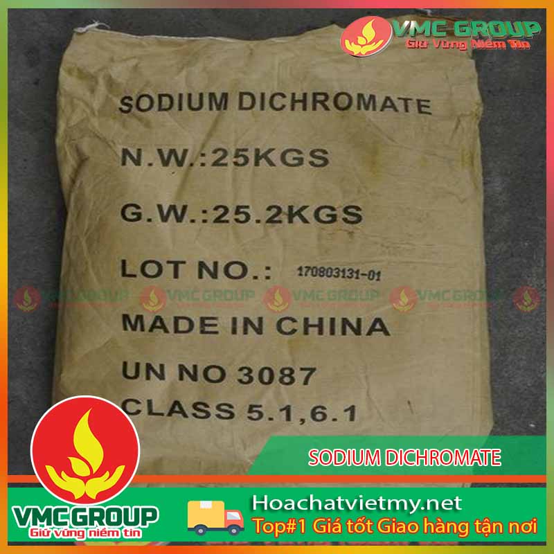 Na2Cr2O7 – SODIUM DICHROMATE trung quoc bao 25kg Na2Cr2O7 – SODIUM DICHROMATE trung quoc bao 25kg