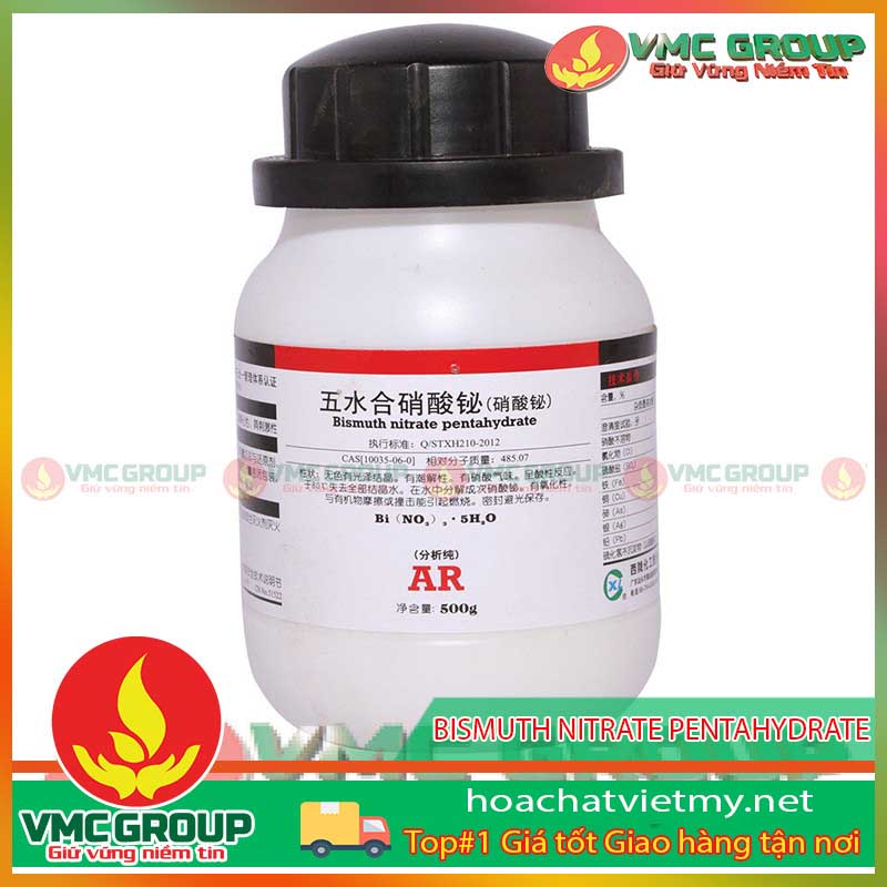 Bismuth Nitrate Pentahydrate - Bi(NO3)3·5H2O Bismuth Nitrate Pentahydrate - Bi(NO3)3·5H2O