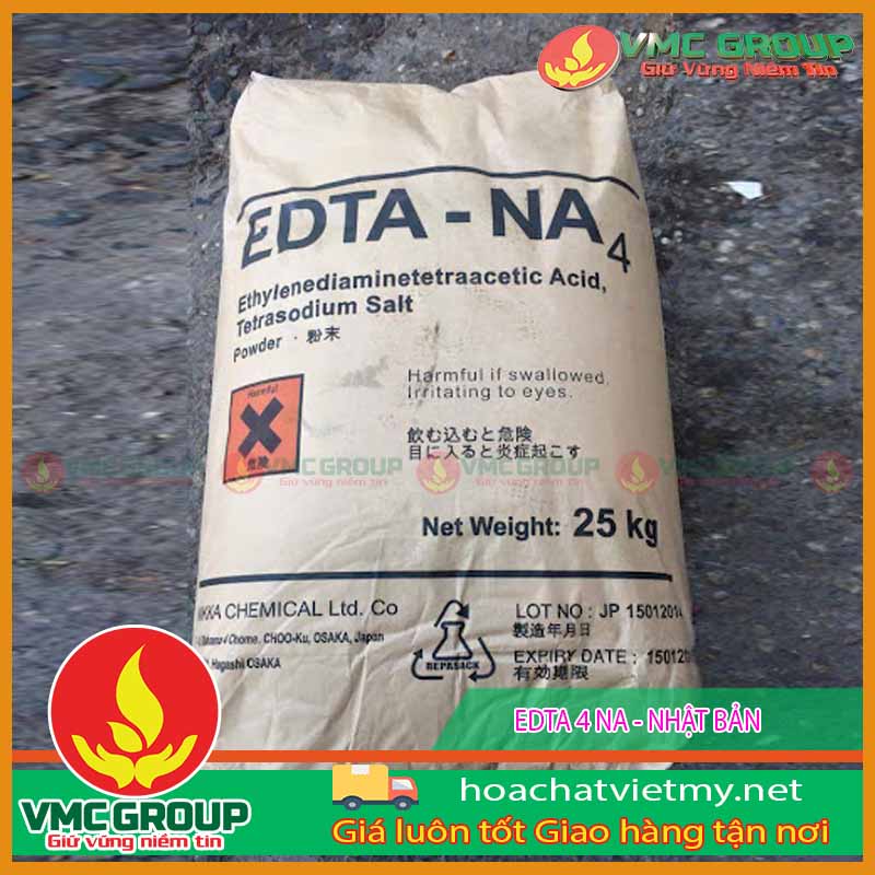 EDTA 4NA - ETHYLENDIAMIN TETRAACETIC ACID NHẬT EDTA 4NA - ETHYLENDIAMIN TETRAACETIC ACID NHẬT