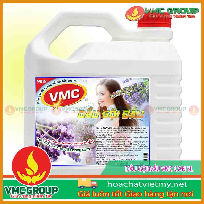 Dầu gội đầu VMC can 5L Dầu gội đầu VMC can 5L