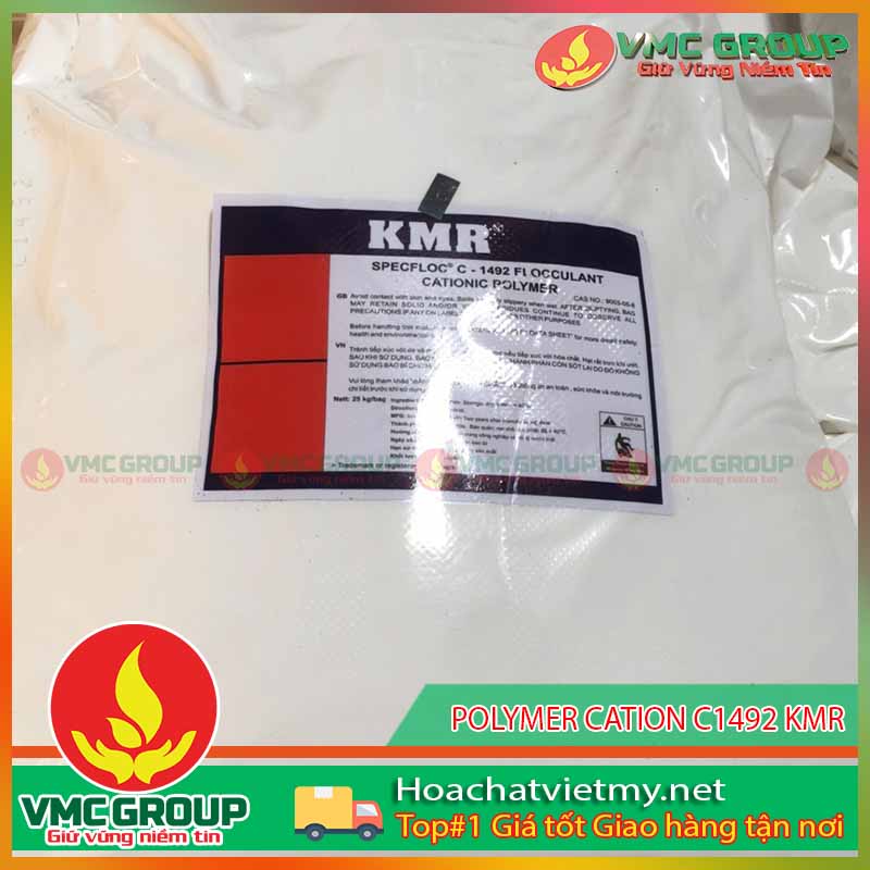 HOA CHAT Polymer Cation C1492 KMR ANH QUOC BAO 25KG HOA CHAT Polymer Cation C1492 KMR ANH QUOC BAO 25KG