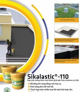 Sơn Chống Thấm Sikalastic 110 Che Lấp Vết Nứt Đàn Hồi Cao