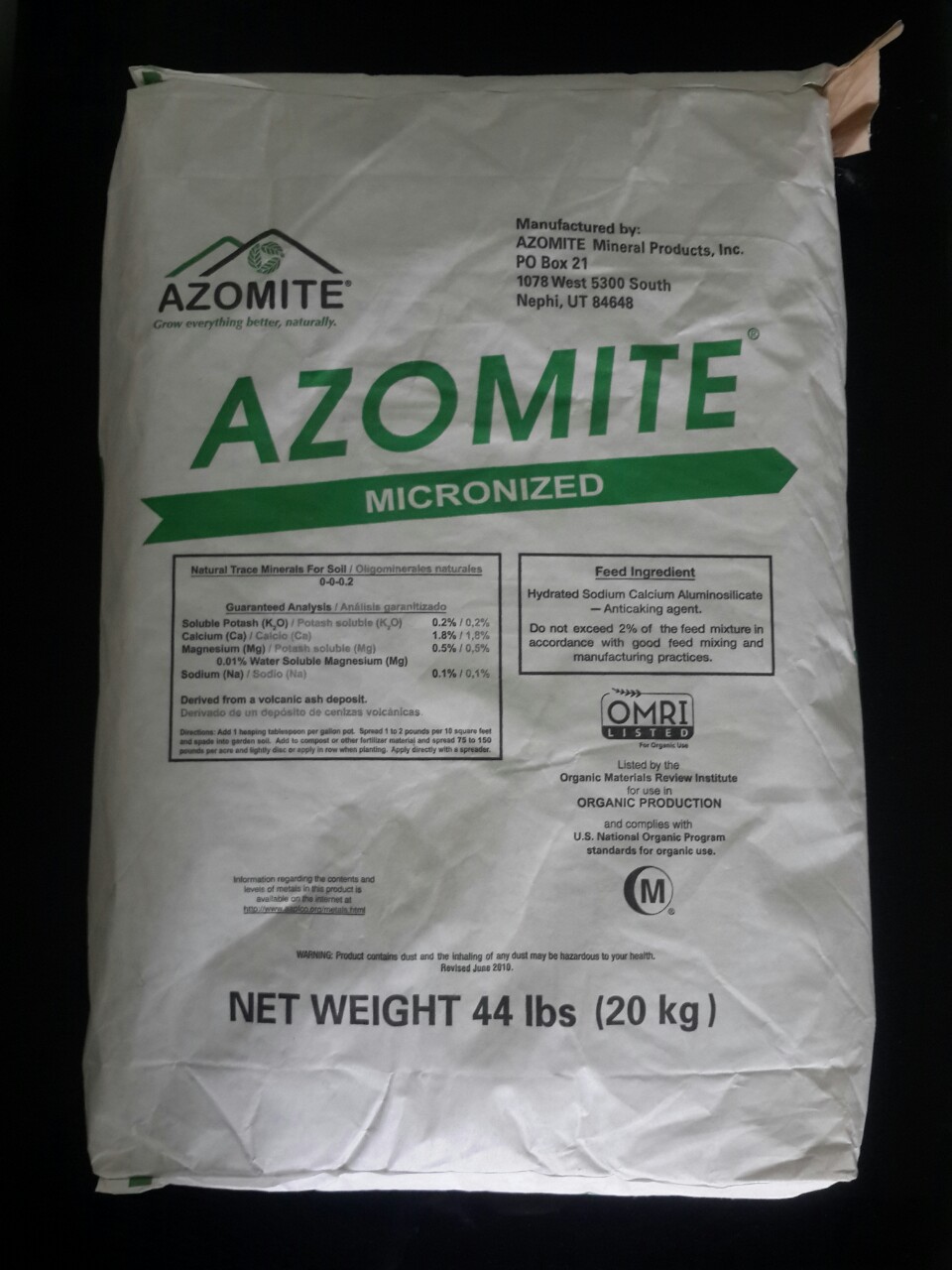 KHOÁNG AZOMITE -MỸ