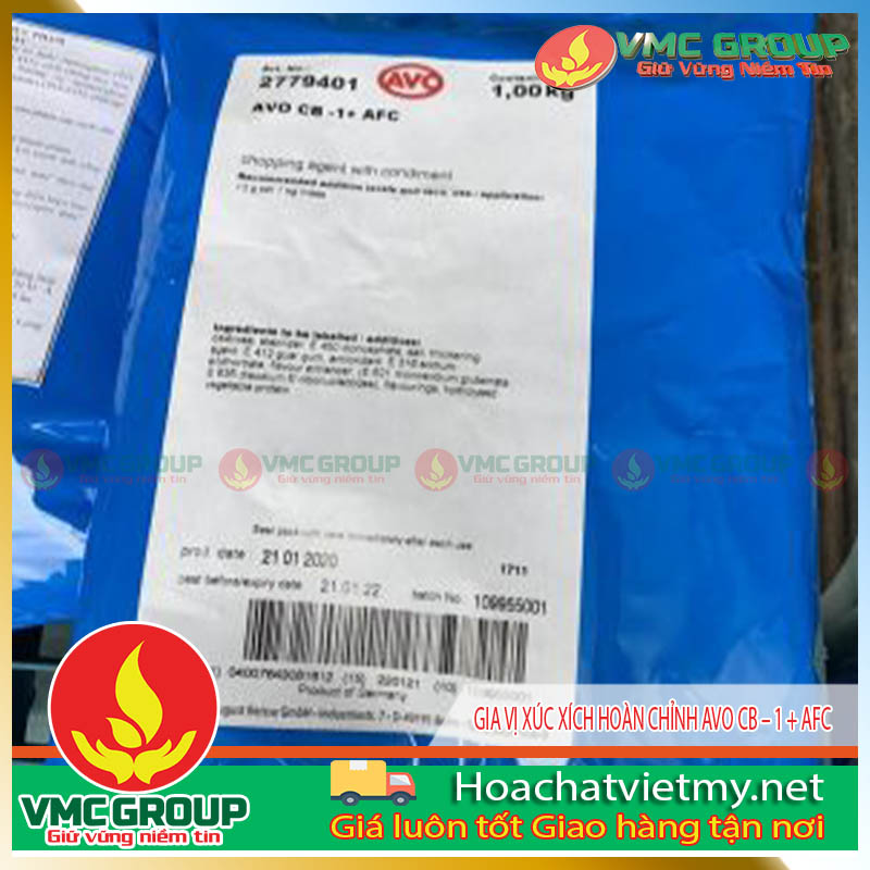 GIA VỊ XÚC XÍCH HOÀN CHỈNH AVO CB – 1 + AFC GIA VỊ XÚC XÍCH HOÀN CHỈNH AVO CB – 1 + AFC