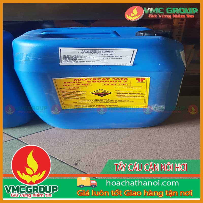 MAXTREAT 3028 TẨY CÁU CẶN NỒI HƠI CHUYÊN DỤNG MAXTREAT 3028 TẨY CÁU CẶN NỒI HƠI CHUYÊN DỤNG