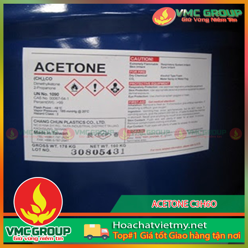 ACETONE C3H6O PHUY 160KG ACETONE C3H6O PHUY 160KG