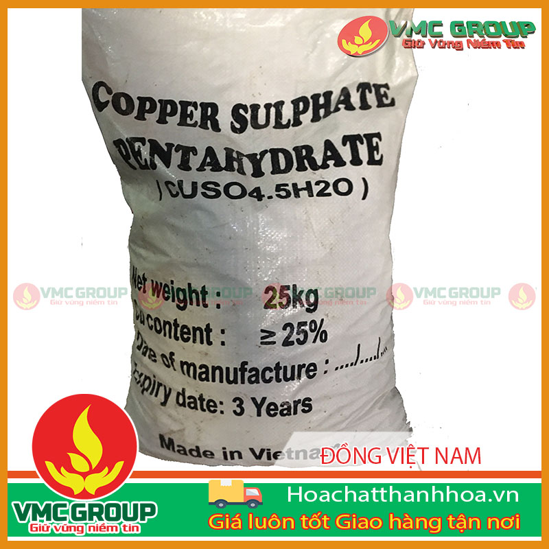 CuSO4 được sử dụng trong nhiều lĩnh vực sản xuất