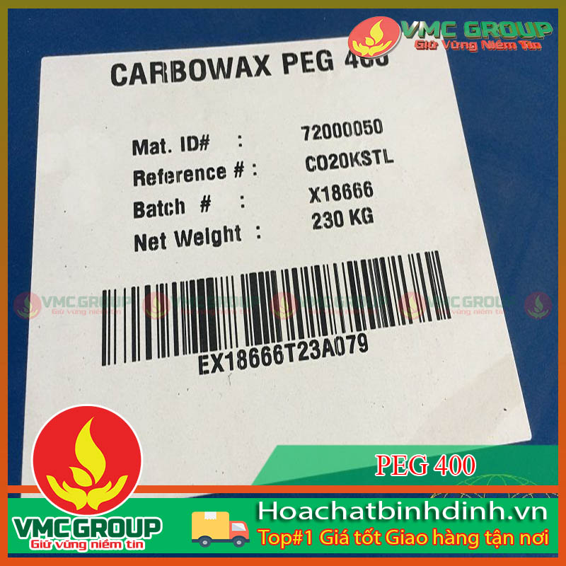 Mua Polyethylene Glycol 400 tại Việt Mỹ chất lượng cao