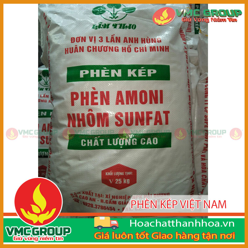 Phèn kép được dùng trong nhiều lĩnh vực