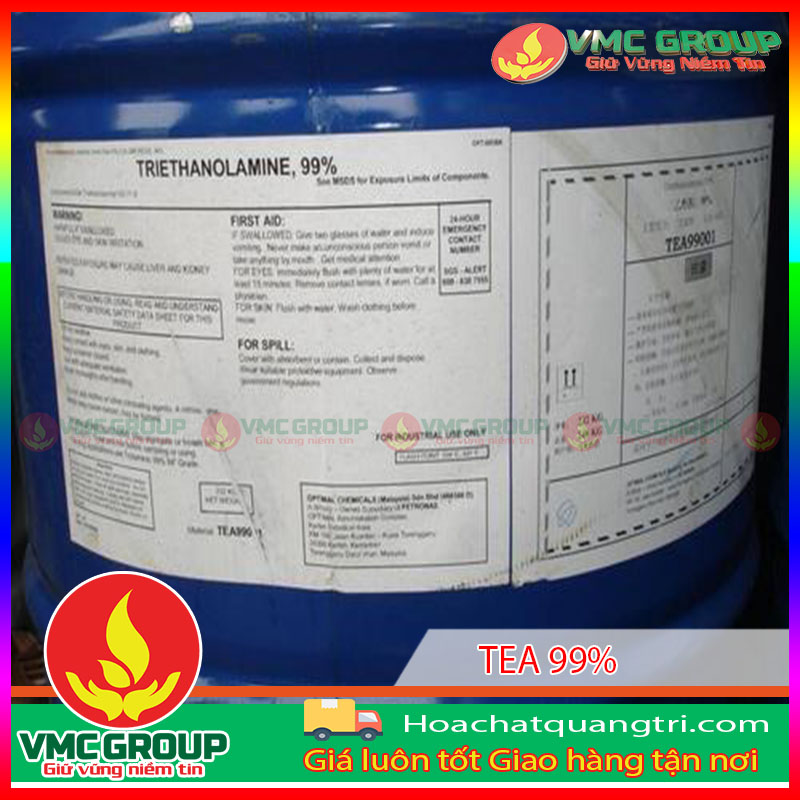 Triethanolamine có dạng lỏng không màu