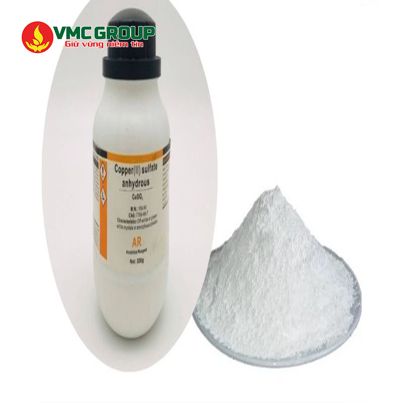 Sunfat đồng có dạng bột màu trắng