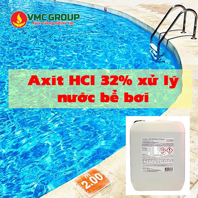 Xử lý nước hồ bơi bằng hcl đem đến nhiều lợi ích