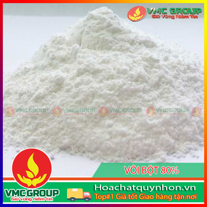 Vôi bột được dùng trong nhiều lĩnh vực