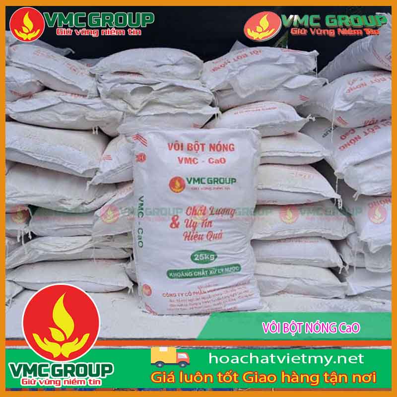 Voi bot nong CaO Voi bot nong CaO