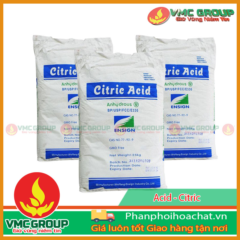 Citric Acid đem đến nhiều lợi ích trong sản xuất