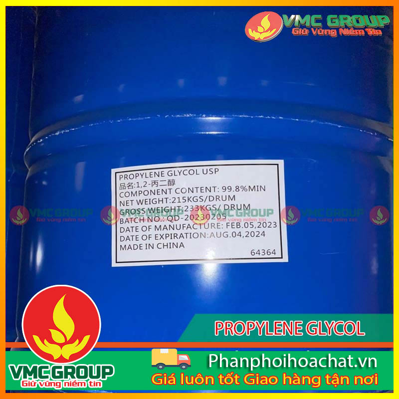 Mua Propylene glycol tại Việt Mỹ đảm bảo giá tốt