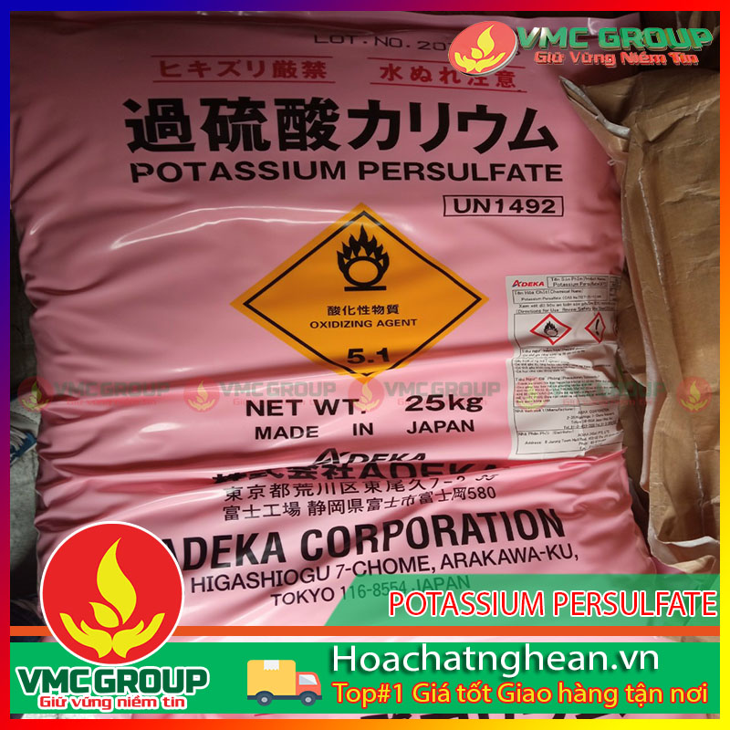 Mua Potassium persulfate tại Việt Mỹ cam kết chất lượng cao