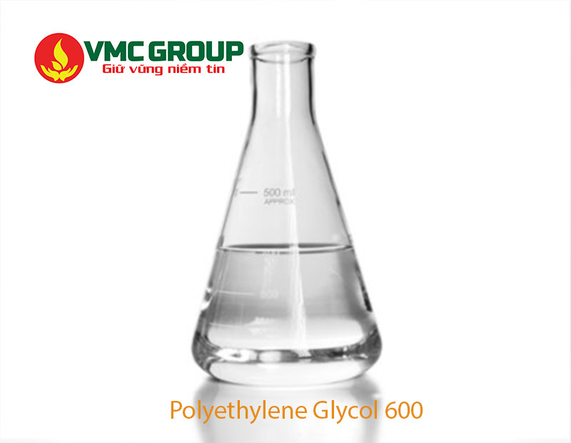 Polyethylene Glycol 600 có dạng lỏng nhớt không màu