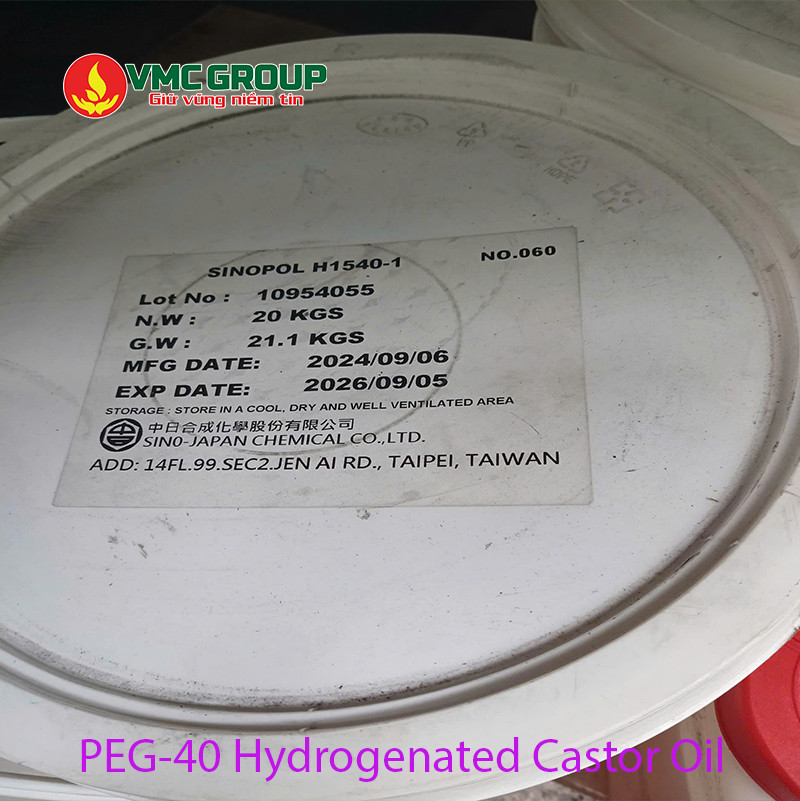 Mua PEG-40 Hydrogenated Castor Oil tại Việt Mỹ đảm bảo chất lượng