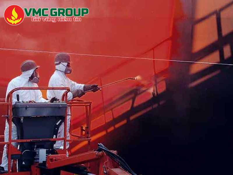 Bột màu oxit sắt đen được ứng dụng trong sơn tàu biển