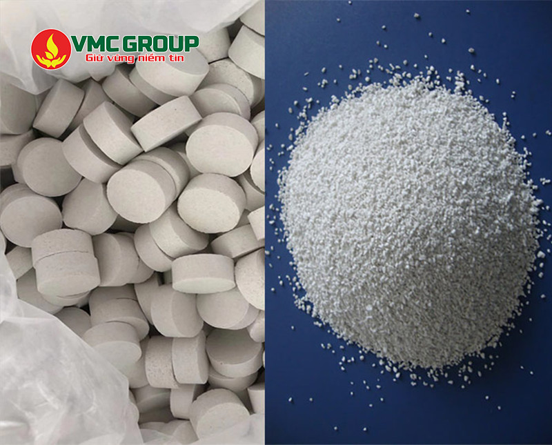 Cloramin B thường có dạng bột hay hạt màu trắng