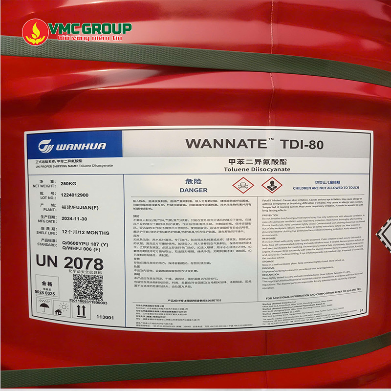 Mua Toluene diisocyanate tại Việt Mỹ đảm bảo chất lượng