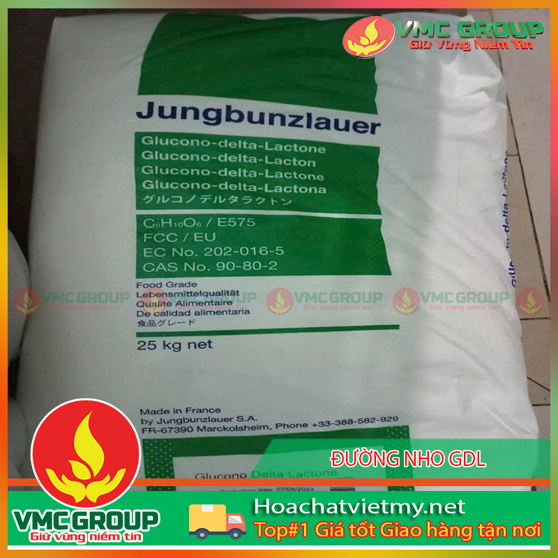 GDL - duoNG NHO - GLUCONO DELTA LACTONE PHaP BAO 25KG GDL – duoNG NHO – GLUCONO DELTA LACTONE PHaP BAO 25KG