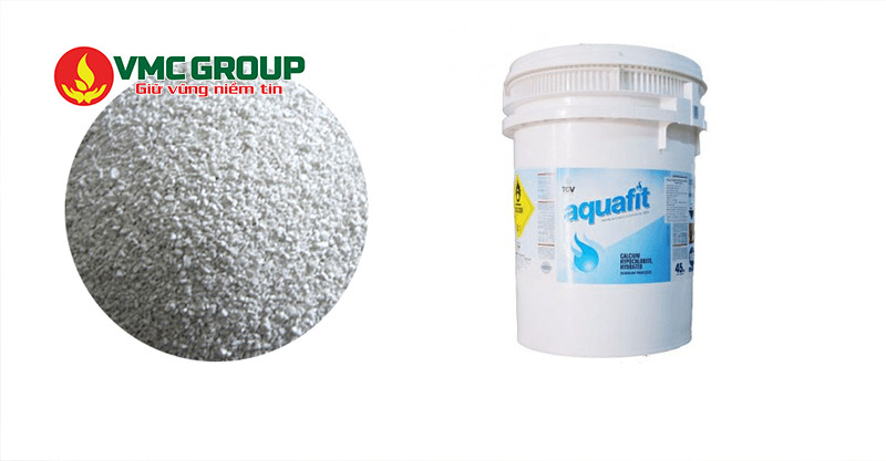 Clorin Aquafit có dạng bột màu trắng ngà