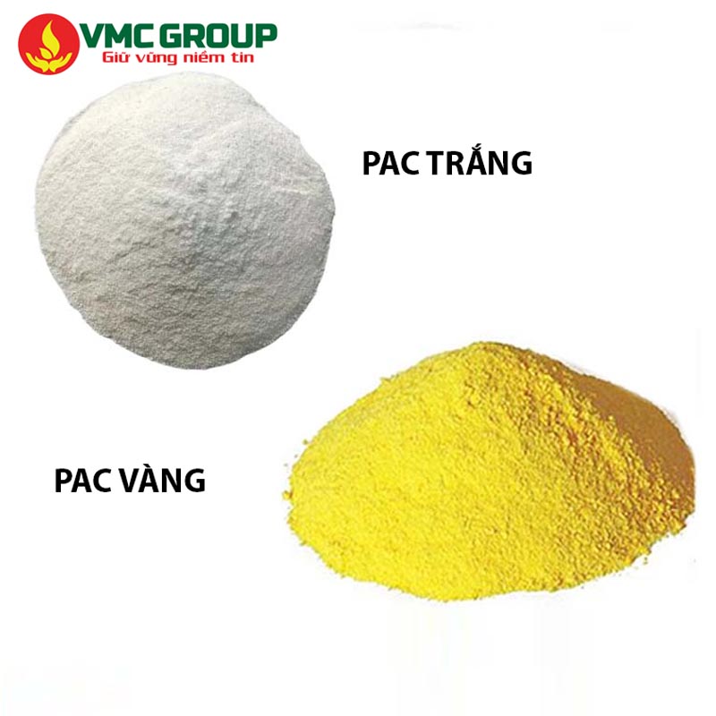 Hóa chất PAC có dạng bột màu trắng hoặc vàng