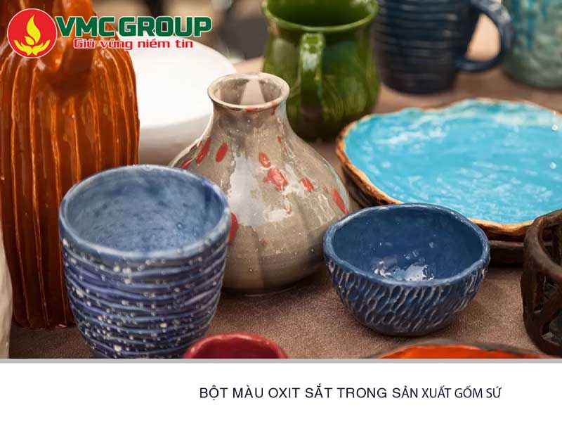 Tổng hợp những ứng dụng của nổi bật của màu oxit sắt