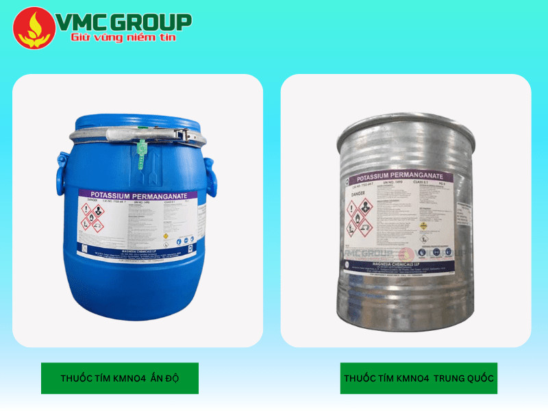 Các loại thuốc tím thông dụng trên thị trường