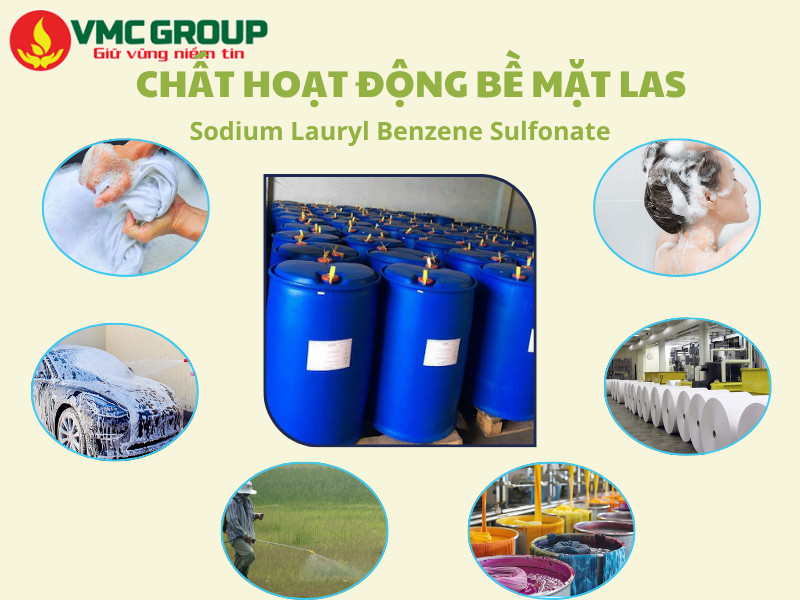 Ứng dụng phổ biến của hóa chất LAS