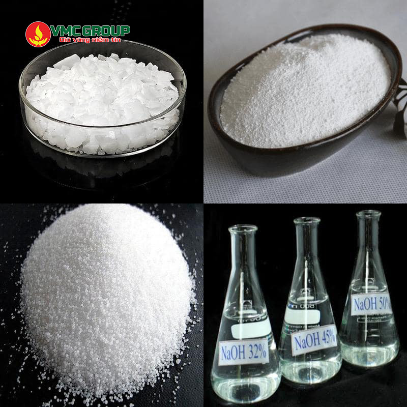 NaOH tồn tại ở nhiều dạng khác nhau