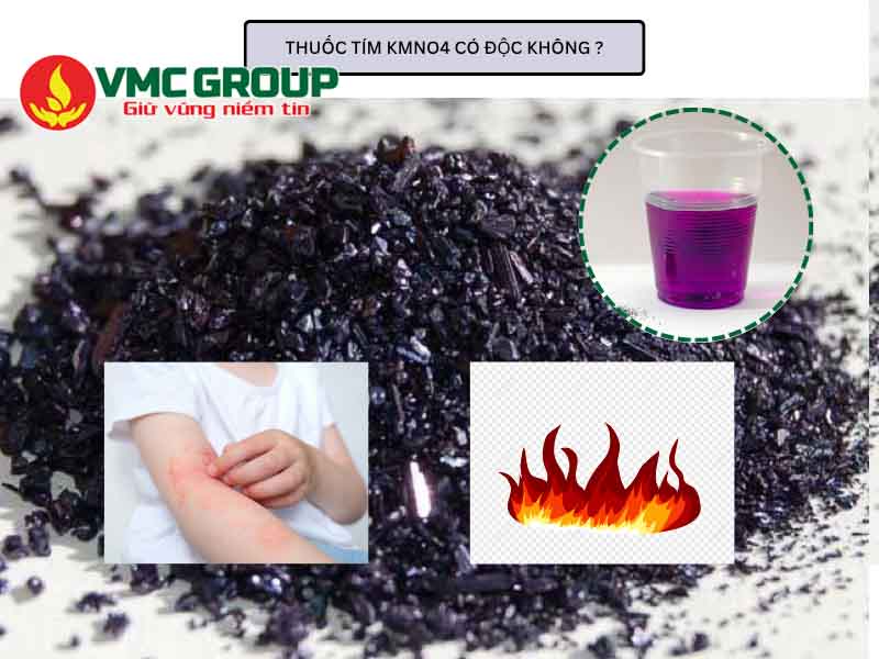 Thuốc tím KMnO4 có độc không?