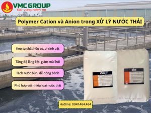 POLYMER ANION VÀ CATION TRONG XỬ LÝ NƯỚC