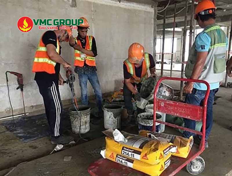 Sika grout 214 11 được dùng nhiều trong công trình xây dựng