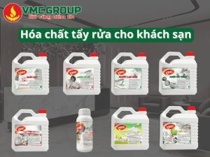 Hóa chất tẩy rửa thường dùng trong khách sạn