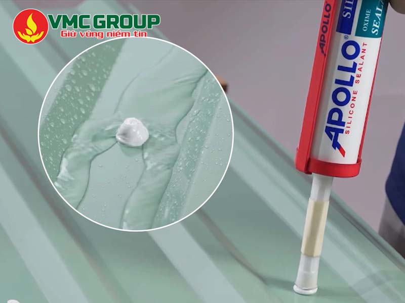 Keo Silicone A500 có khả năng chống thấm tốt