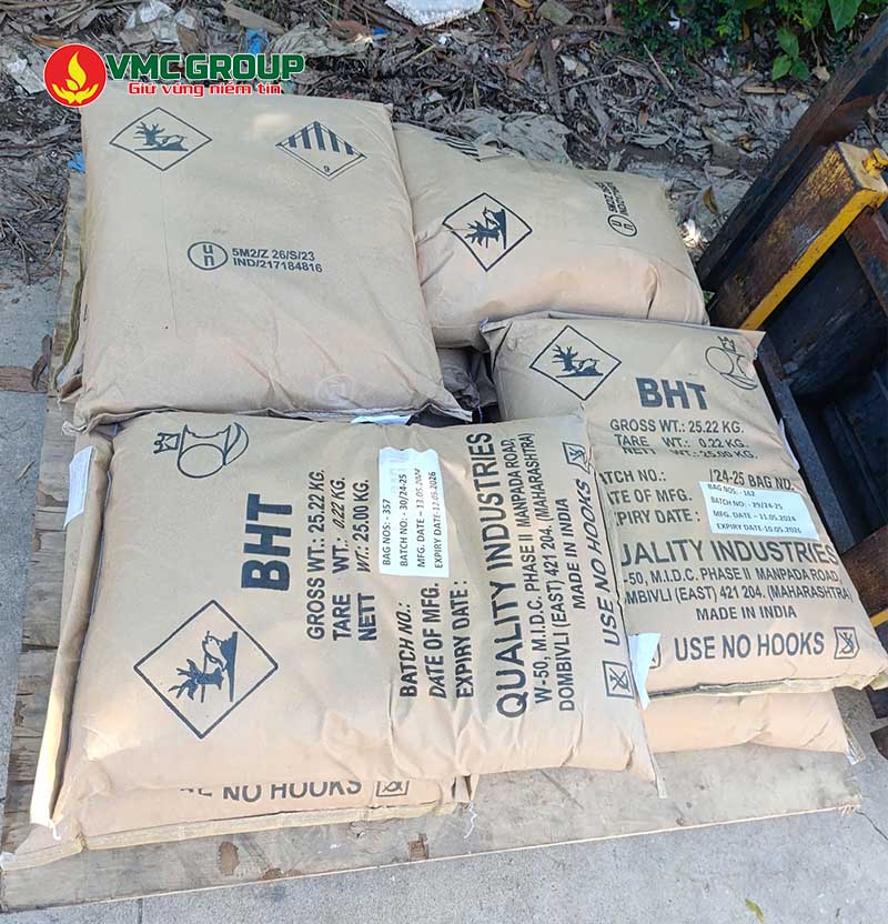 Mua Butylated Hydroxytoluene tại Việt Mỹ đảm bảo chất lượng cao