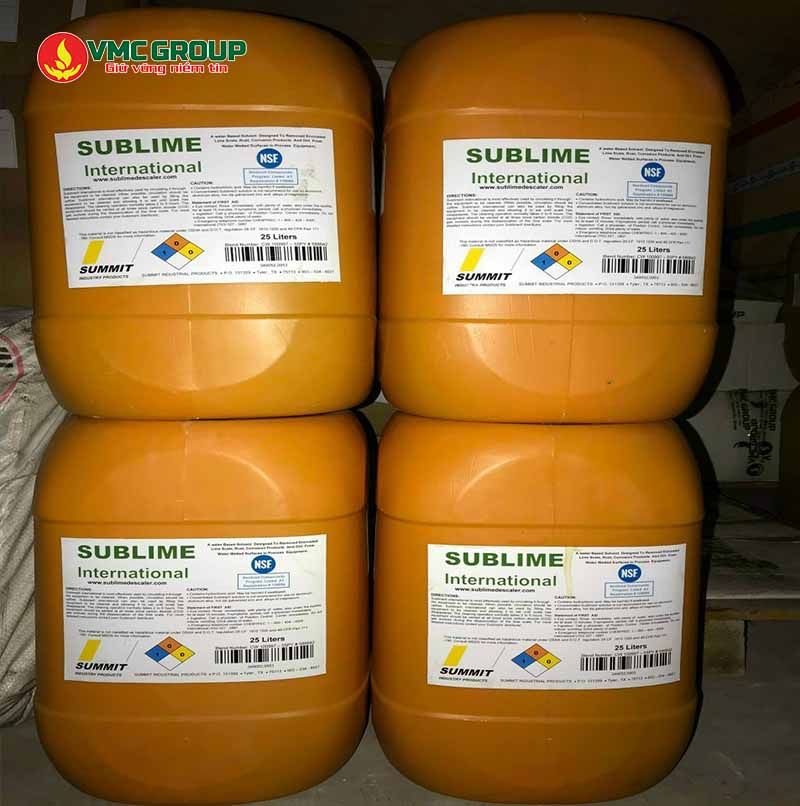 Sublime là hóa chất tẩy cáu cặn chất lượng