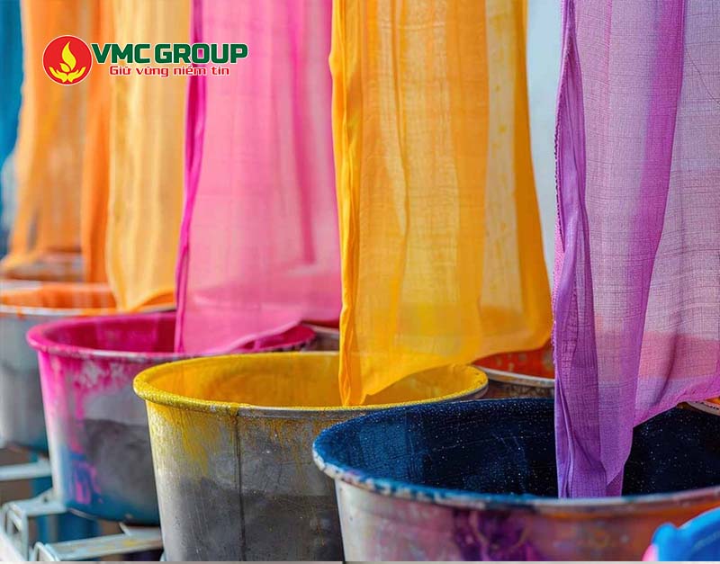 Dicyandiamide dùng trong ngành dệt nhuộm